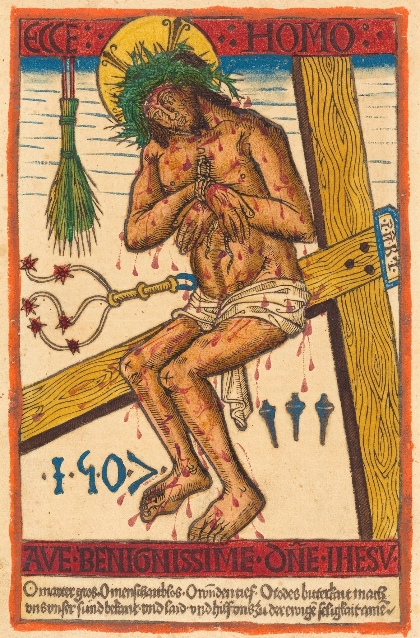 Christ as the Man of Sorrows, detail