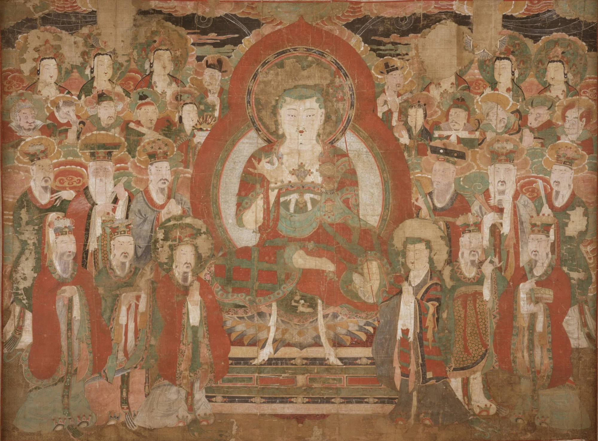 Ksitigarbha as Supreme Lord of the Underworld, detail