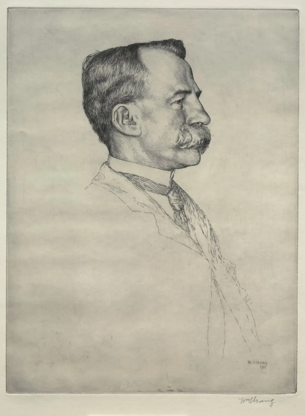 E. T. Bull, by William Strang, 1907