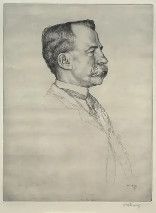 E. T. Bull, by William Strang, 1907