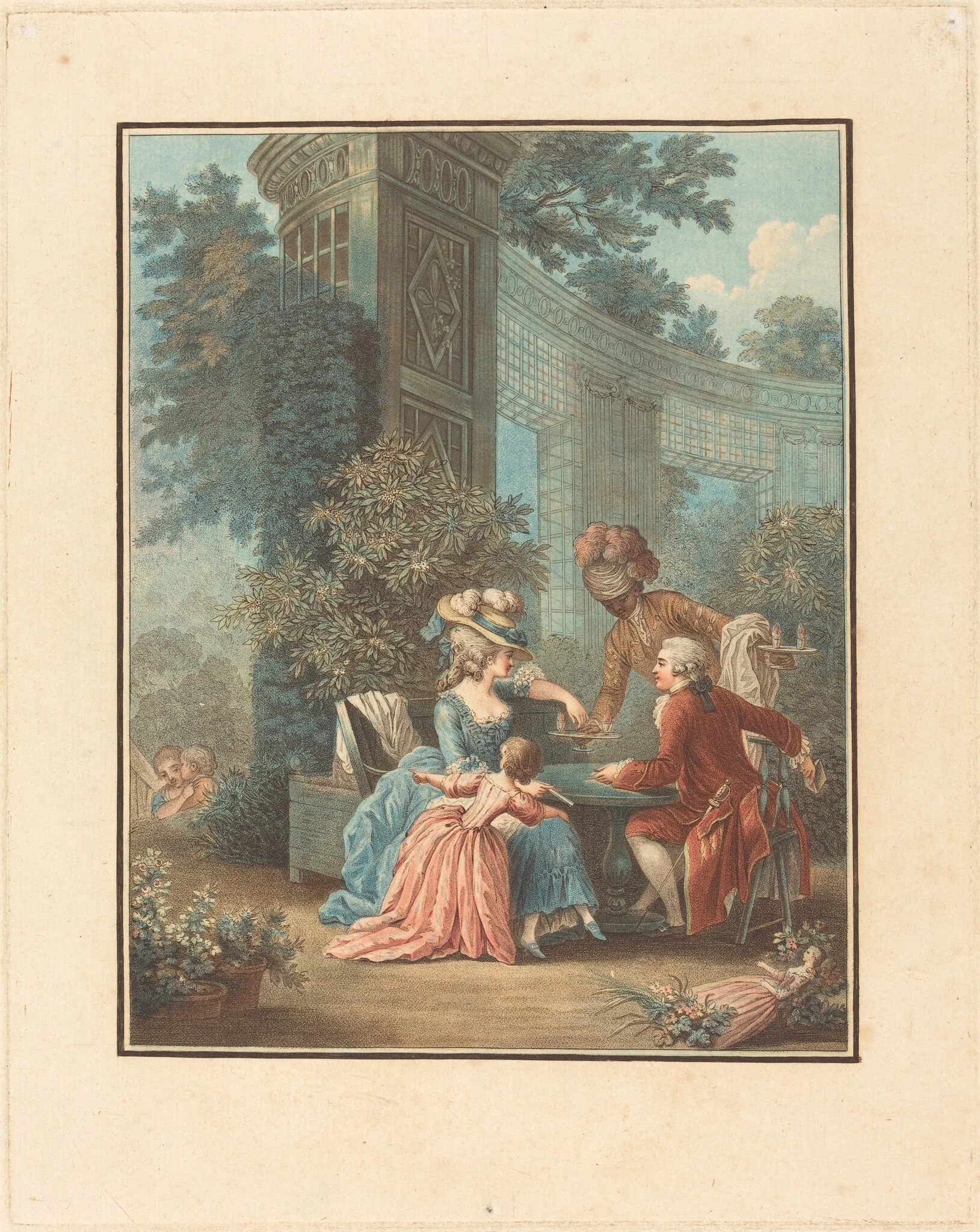 Le Goûter, detail