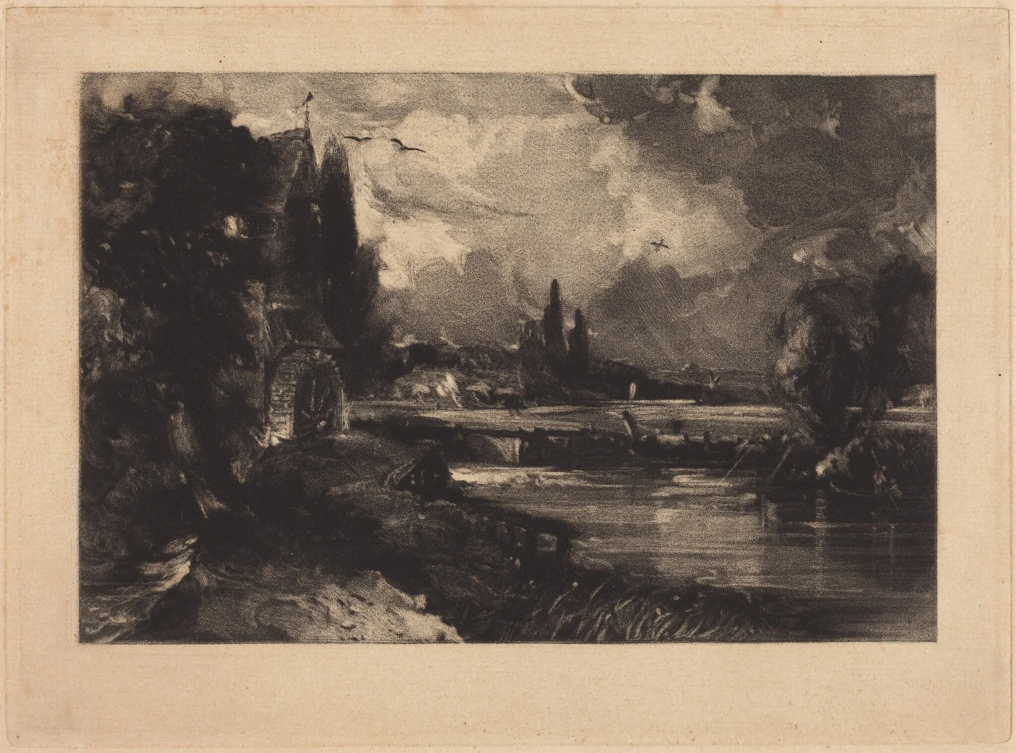 Mill near Colchester, detail