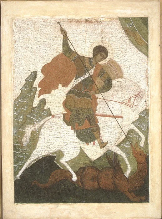 Saint George, detail