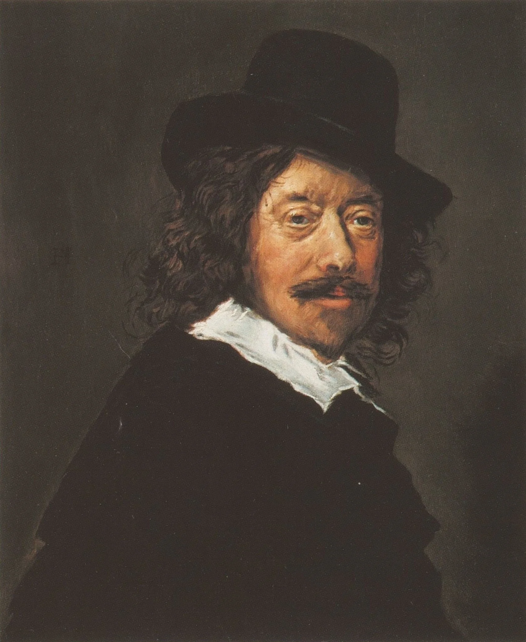 Portrait of Frans Hals, detail