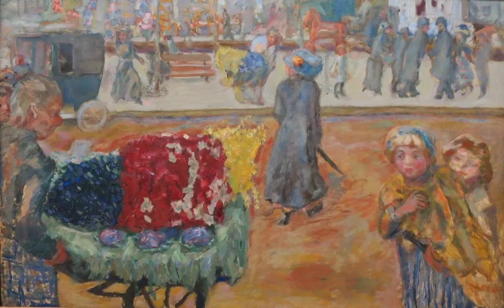 Evening in Paris, by Pierre Bonnard, oil, 1911