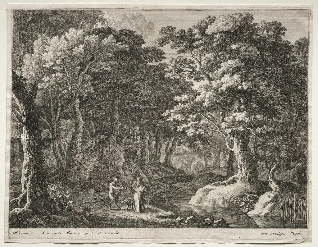The Penitents:  The Temptation of St. Anthony, by Herman van Swanevelt, 1638