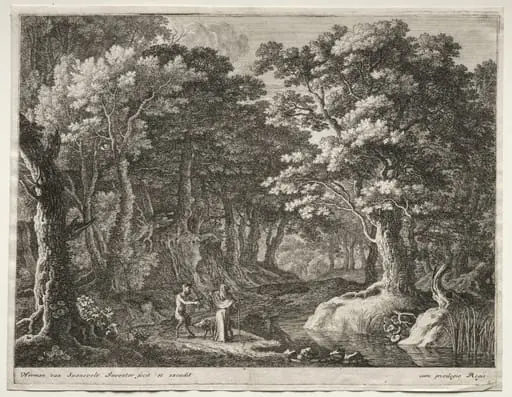 The Penitents:  The Temptation of St. Anthony, by Herman van Swanevelt, 1638