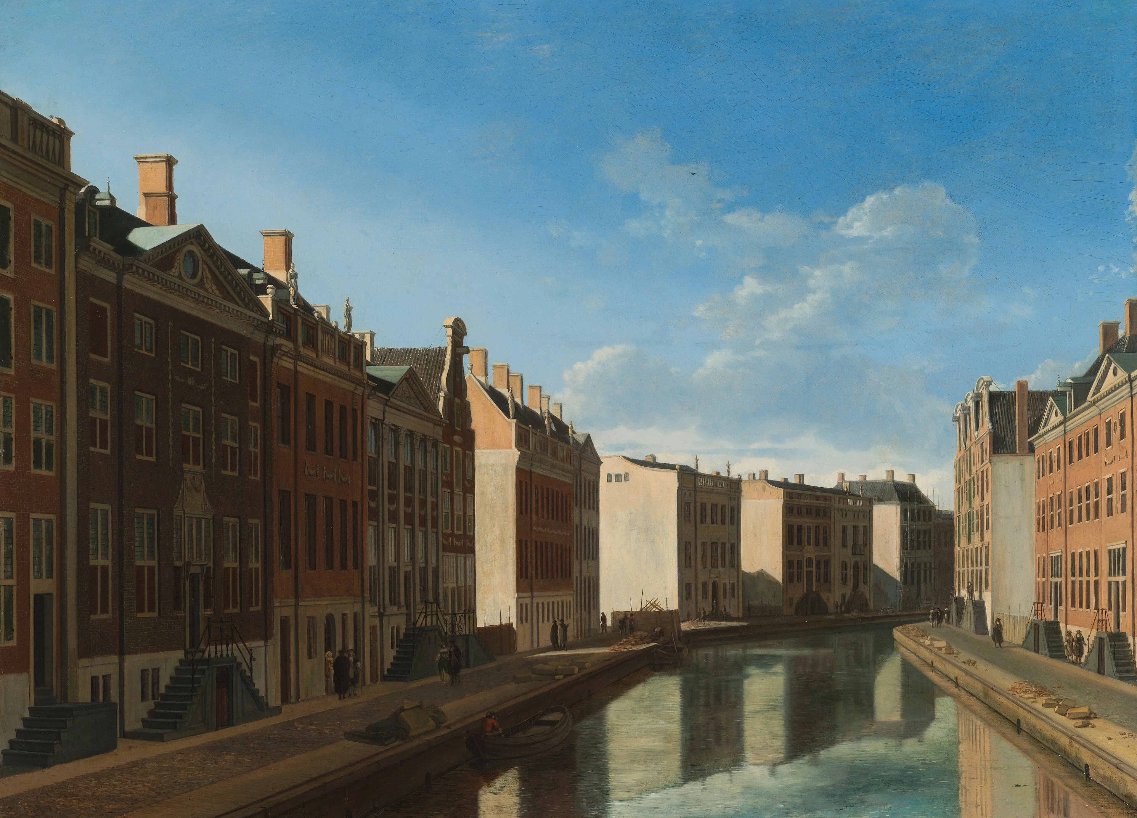 The ‘Golden Bend’ in the Herengracht, Amsterdam, Seen from the East, detail