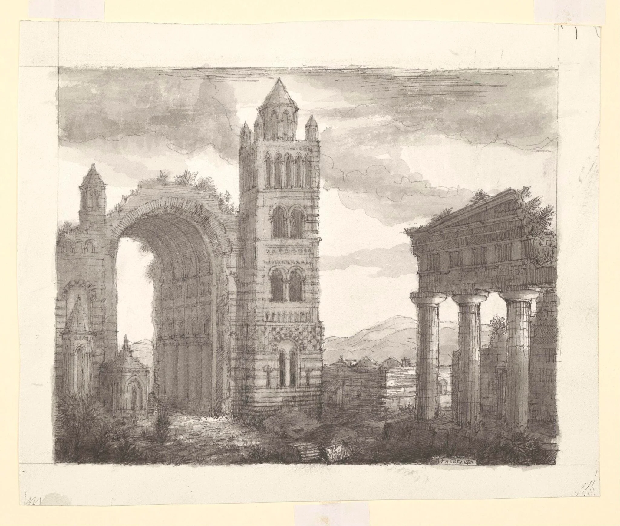 The Temple, detail