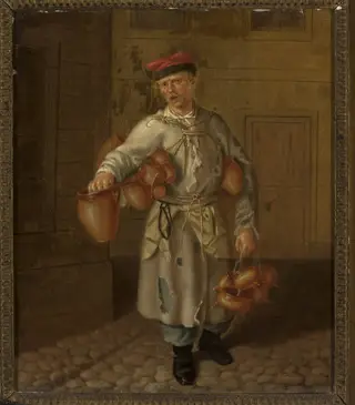 Potter, by Ignacy Gepner, oil, 1840
