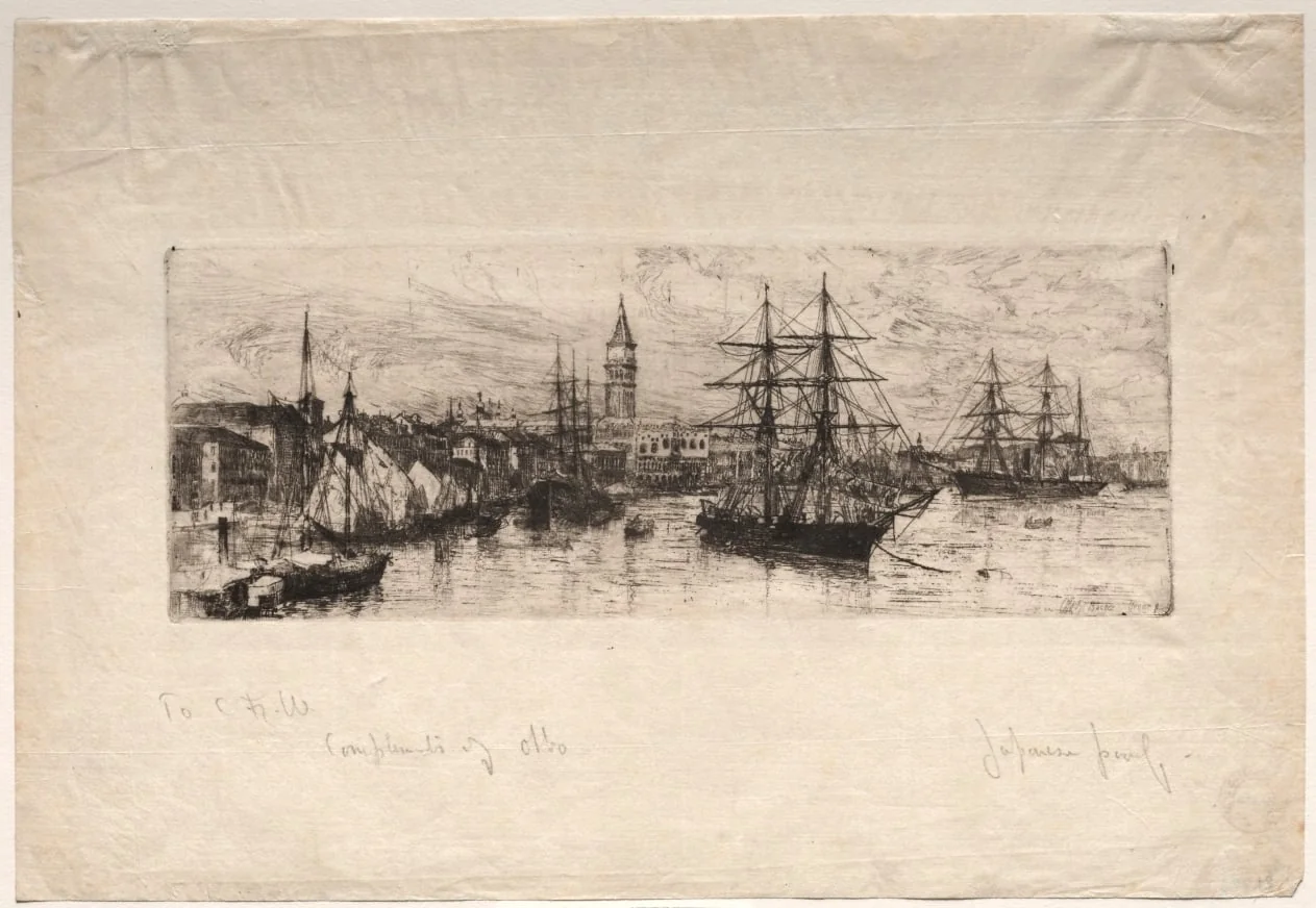 Shipping and the Ducal Palace, detail