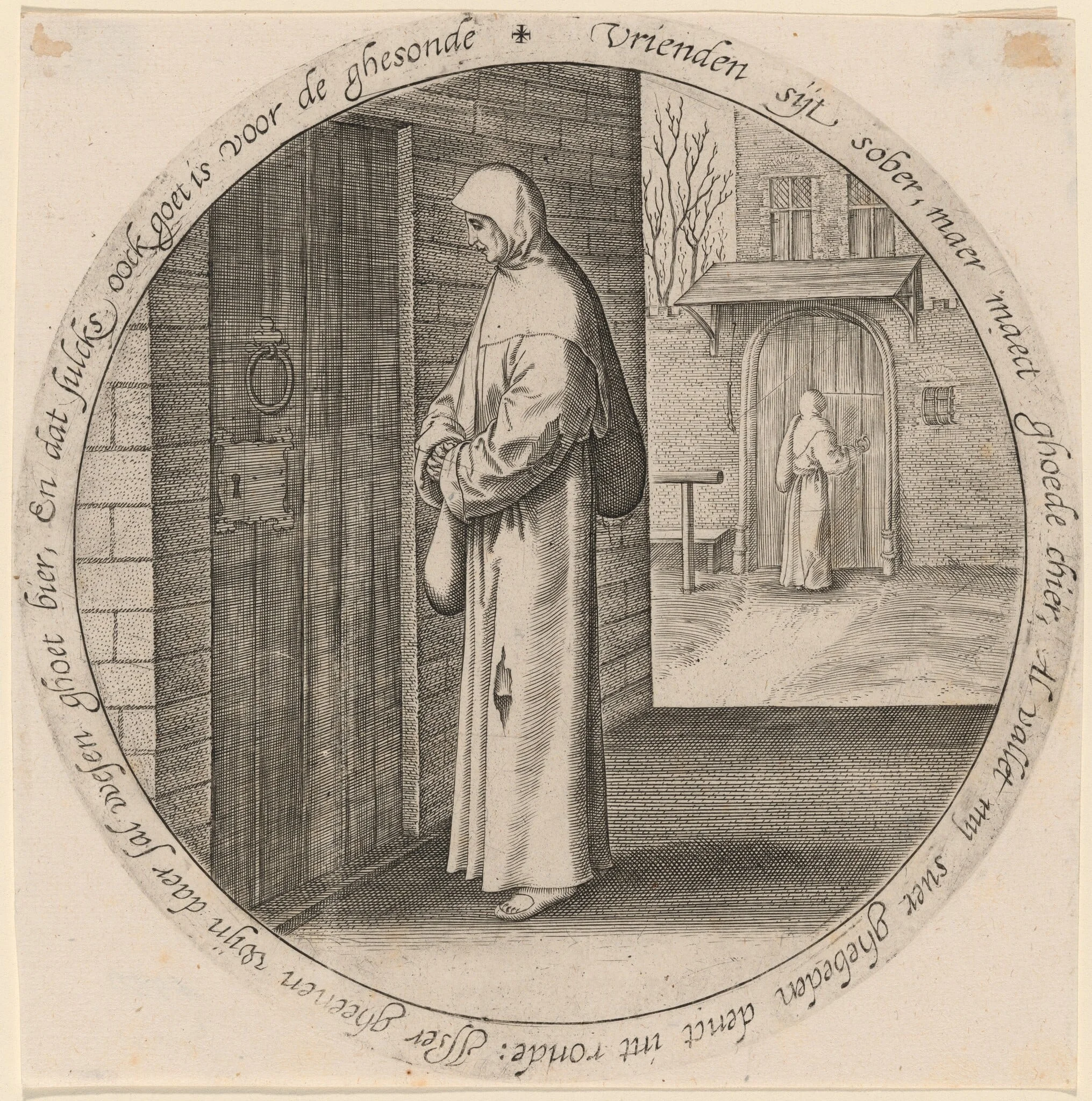 One Begs in Vain at the Door of the Deaf, detail