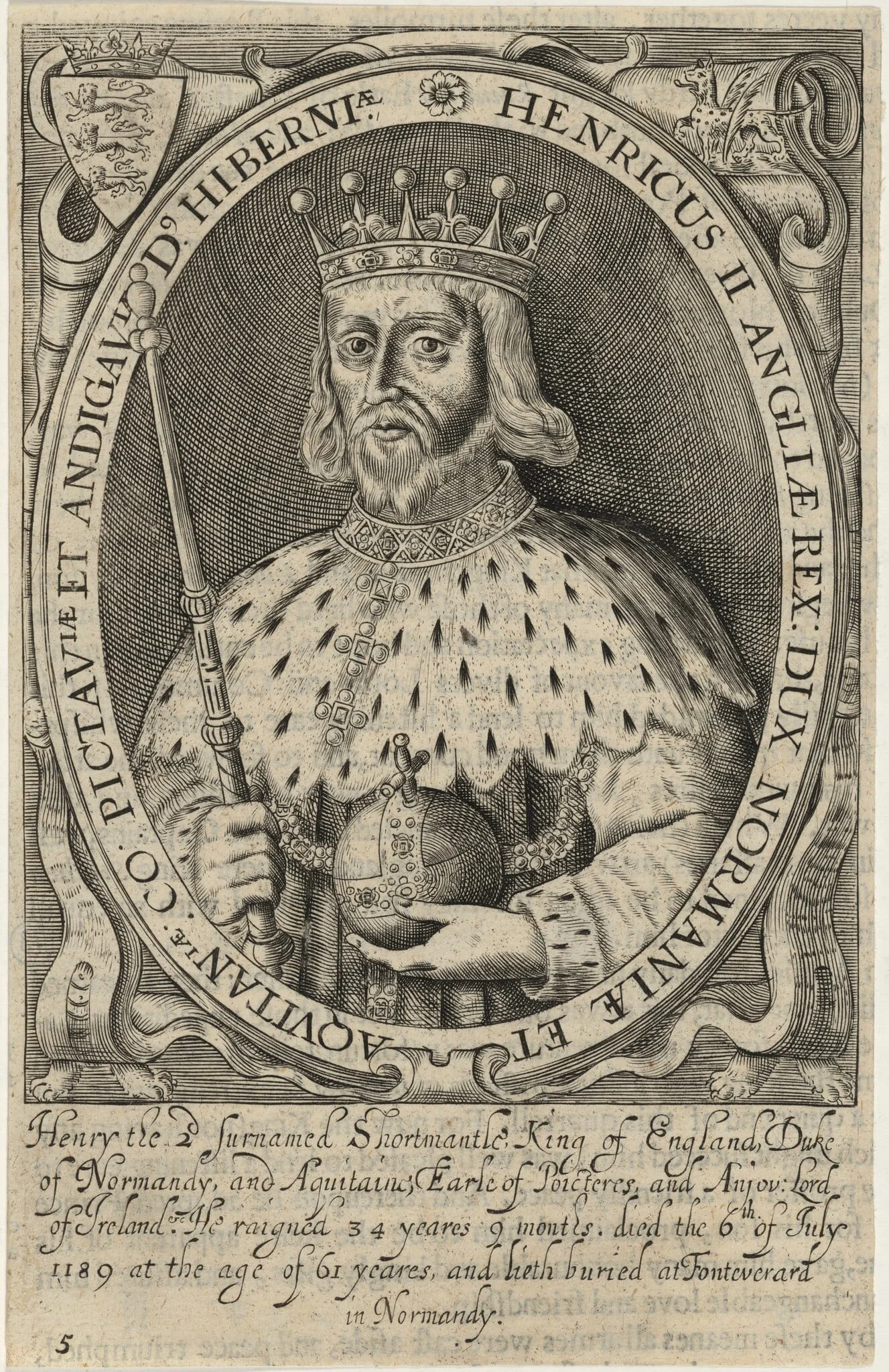 King Henry II, detail