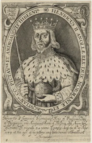 King Henry II, by Renold Elstrack, ink, 1598