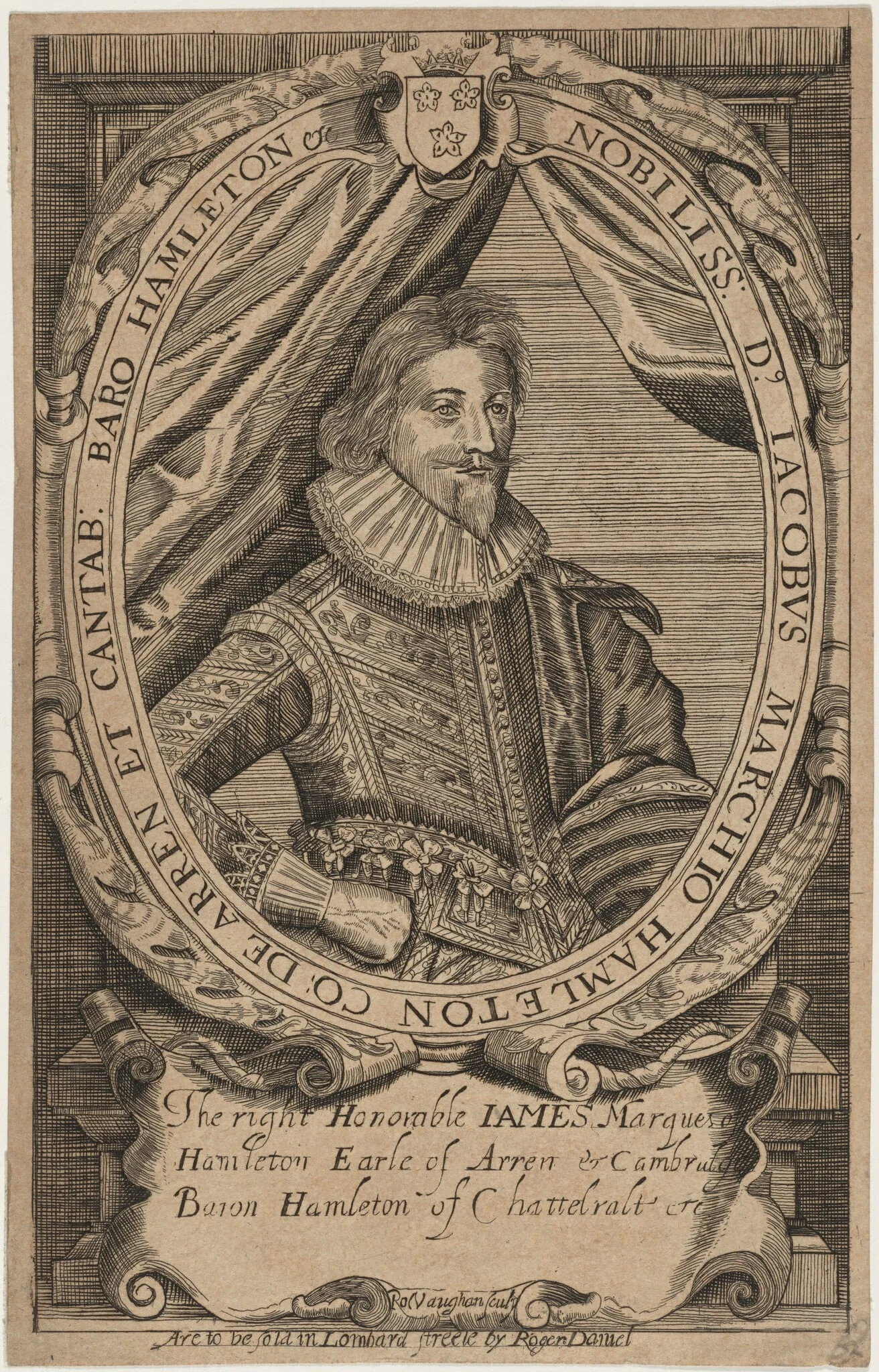 James, Second Marquis of Hamilton, detail