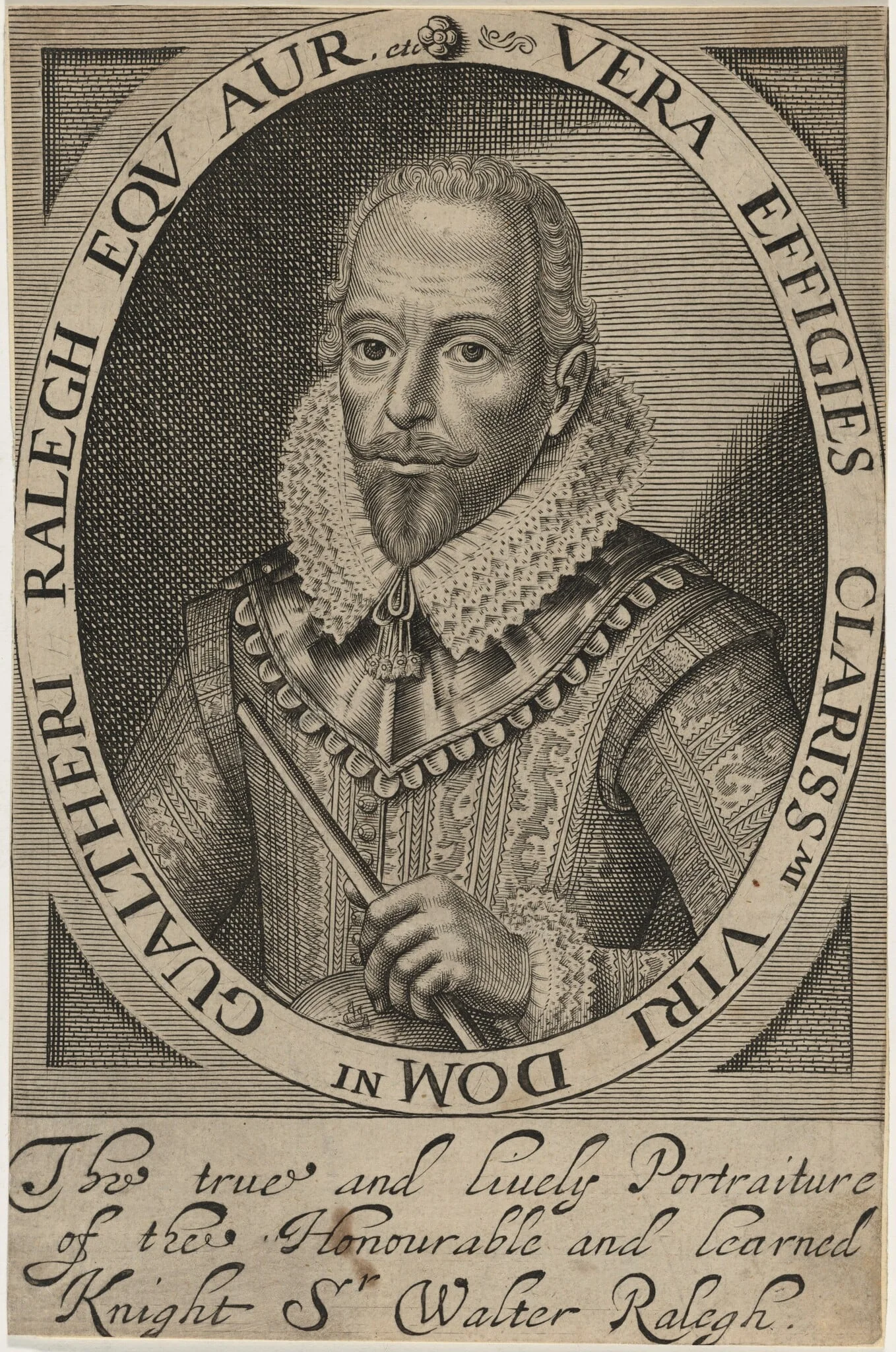 Sir Walter Raleigh, detail