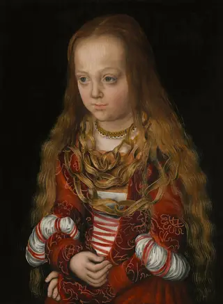 A Princess of Saxony, by Lucas Cranach the Elder, oil, 1517