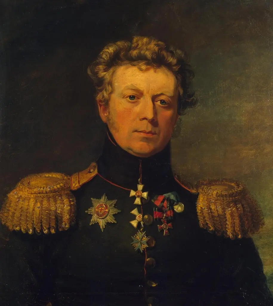 Portrait of Yevstafy Ye. Staden (1774-1845), by George Dawe, oil, 1822