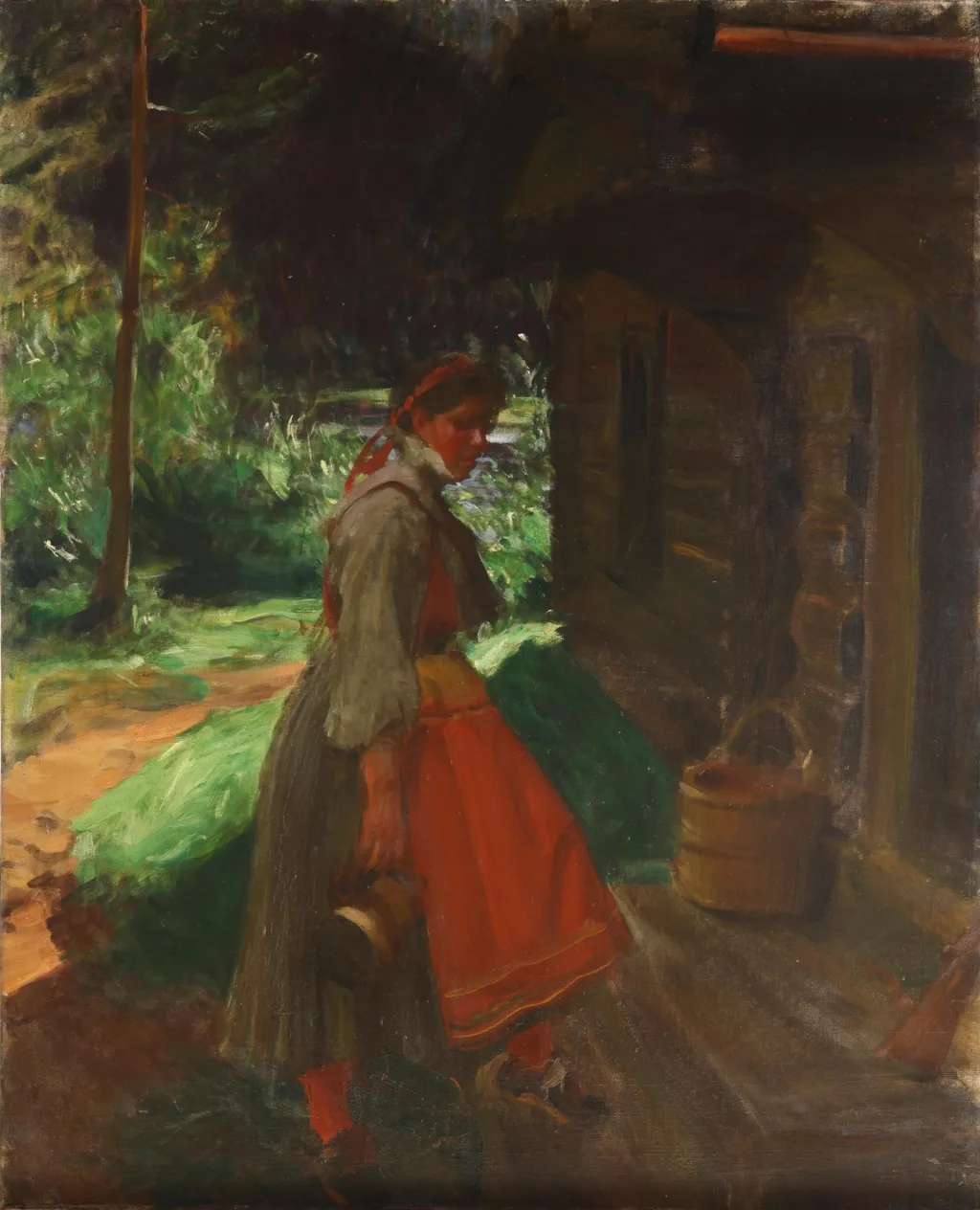 Gopsmor, by Anders Zorn, oil, 1910