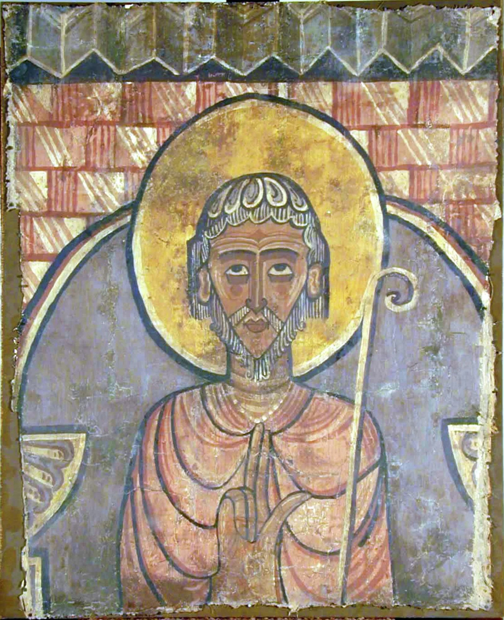 A Bishop Saint, detail