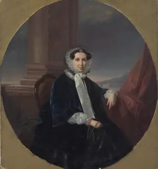 Portrait of Princess Tatiana B. Potemkina (1796-1869), by Morten Thrane Brünnich, oil, 1860