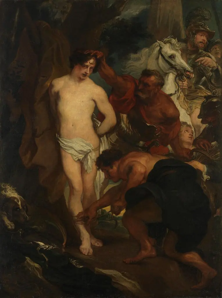 The Martyrdom of Saint Sebastian, by Anthony van Dyck, oil, 1616