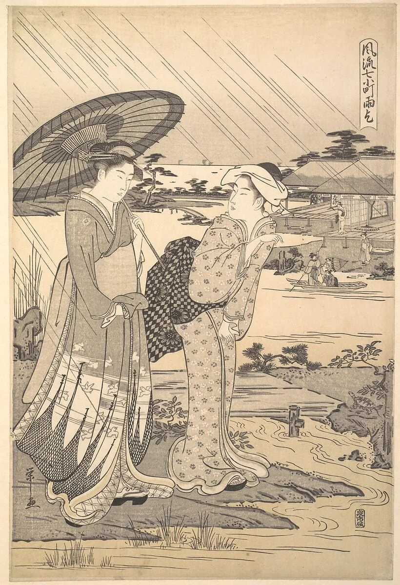 Amagoi|Ono no Komachi Praying for Rain, detail