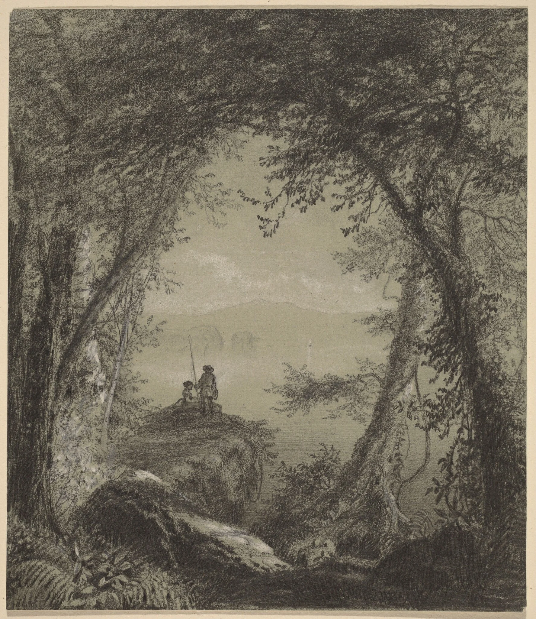 Lake George, detail