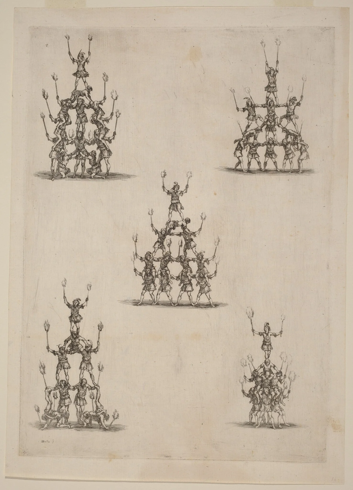 Pyramids of Jugglers, detail