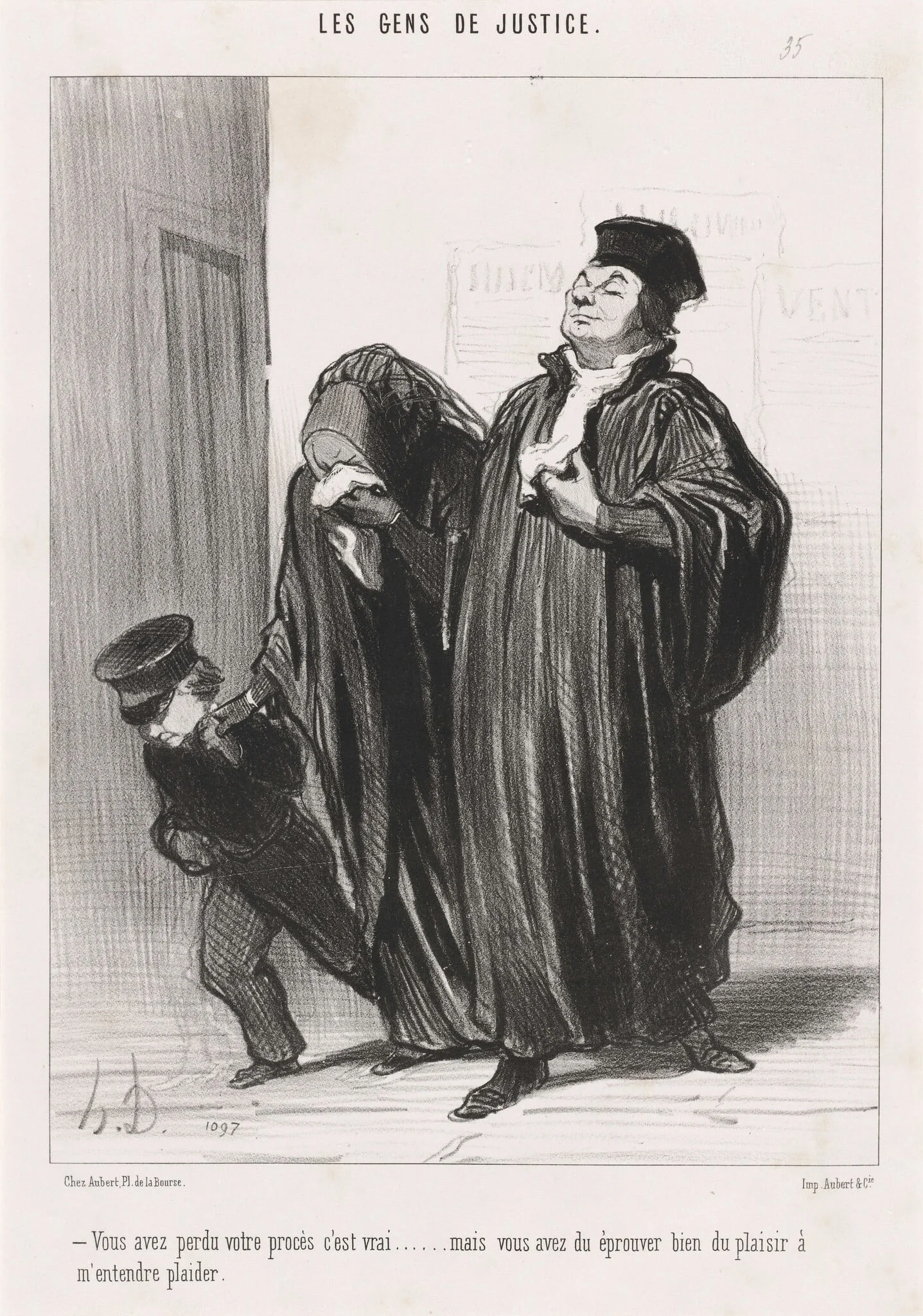 Vous avez perdu votre procès c'est vrai..., detail