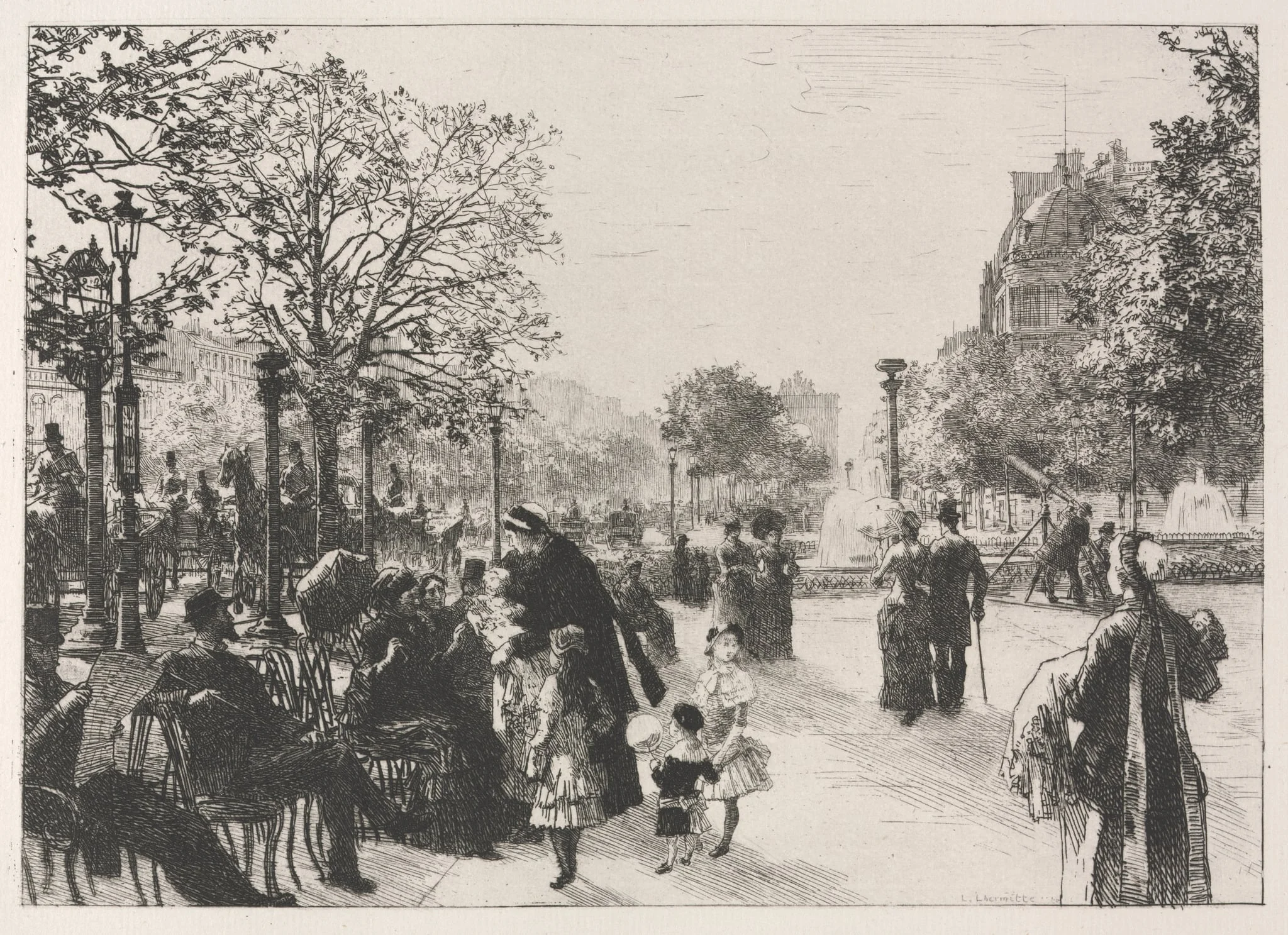 Tuileries Gardens, detail