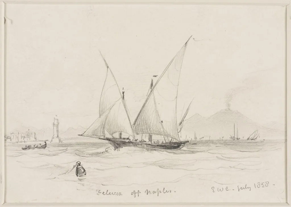Felucca of Naples, by Edward Cooke, 1858