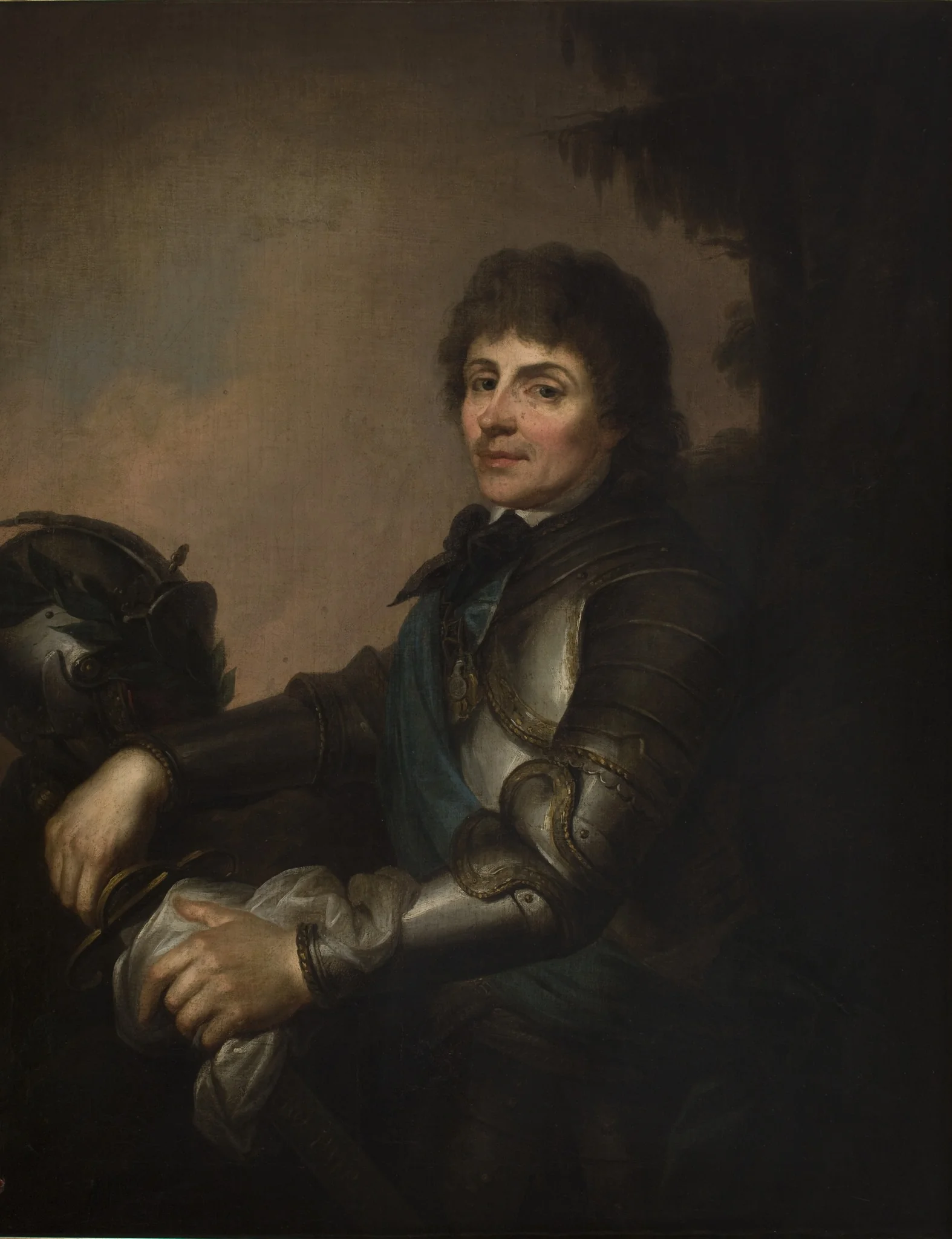 Portrait of Tadeusz Kościuszko (1746–1817) in Armour – Copy, detail