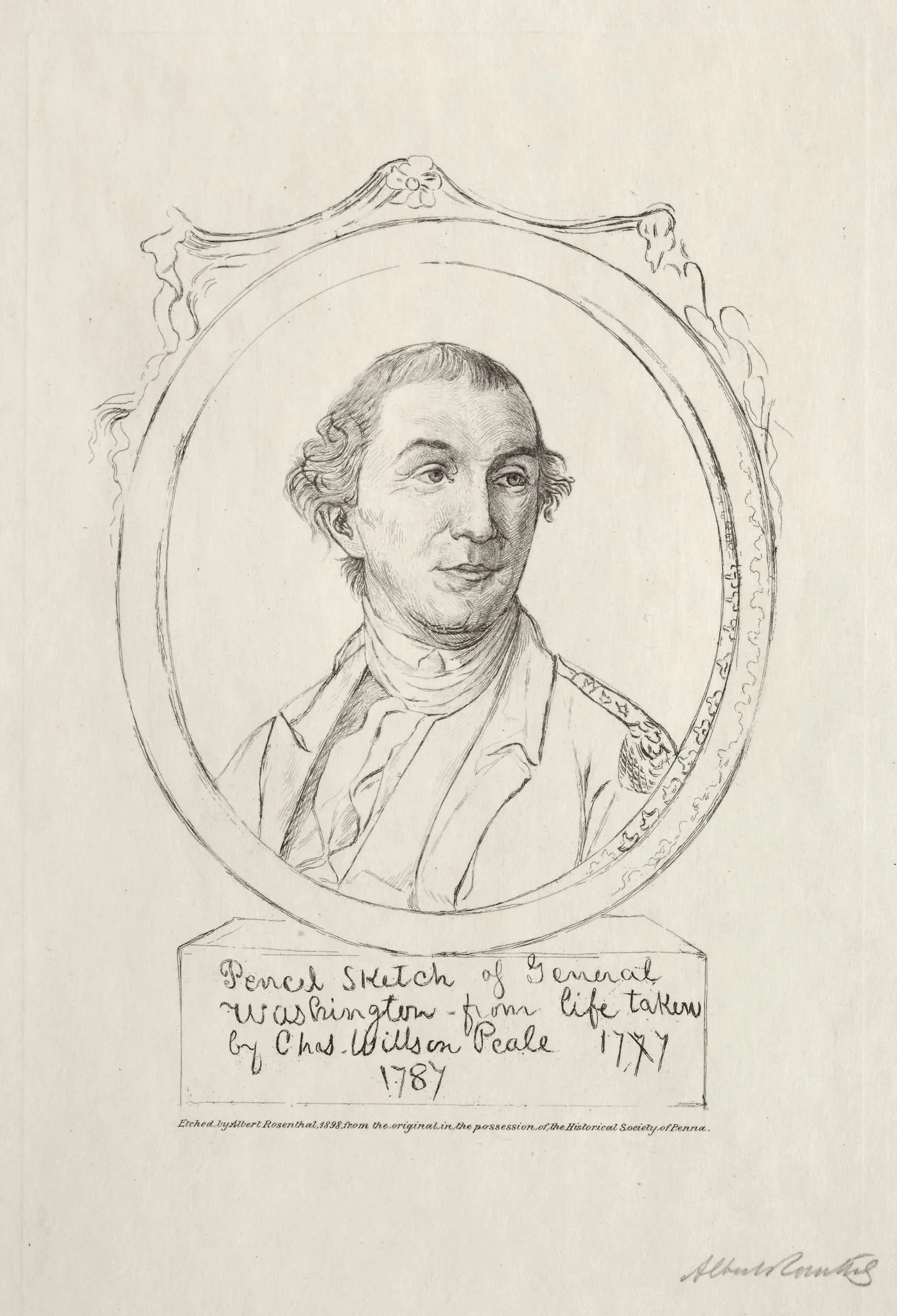 George Washington, detail