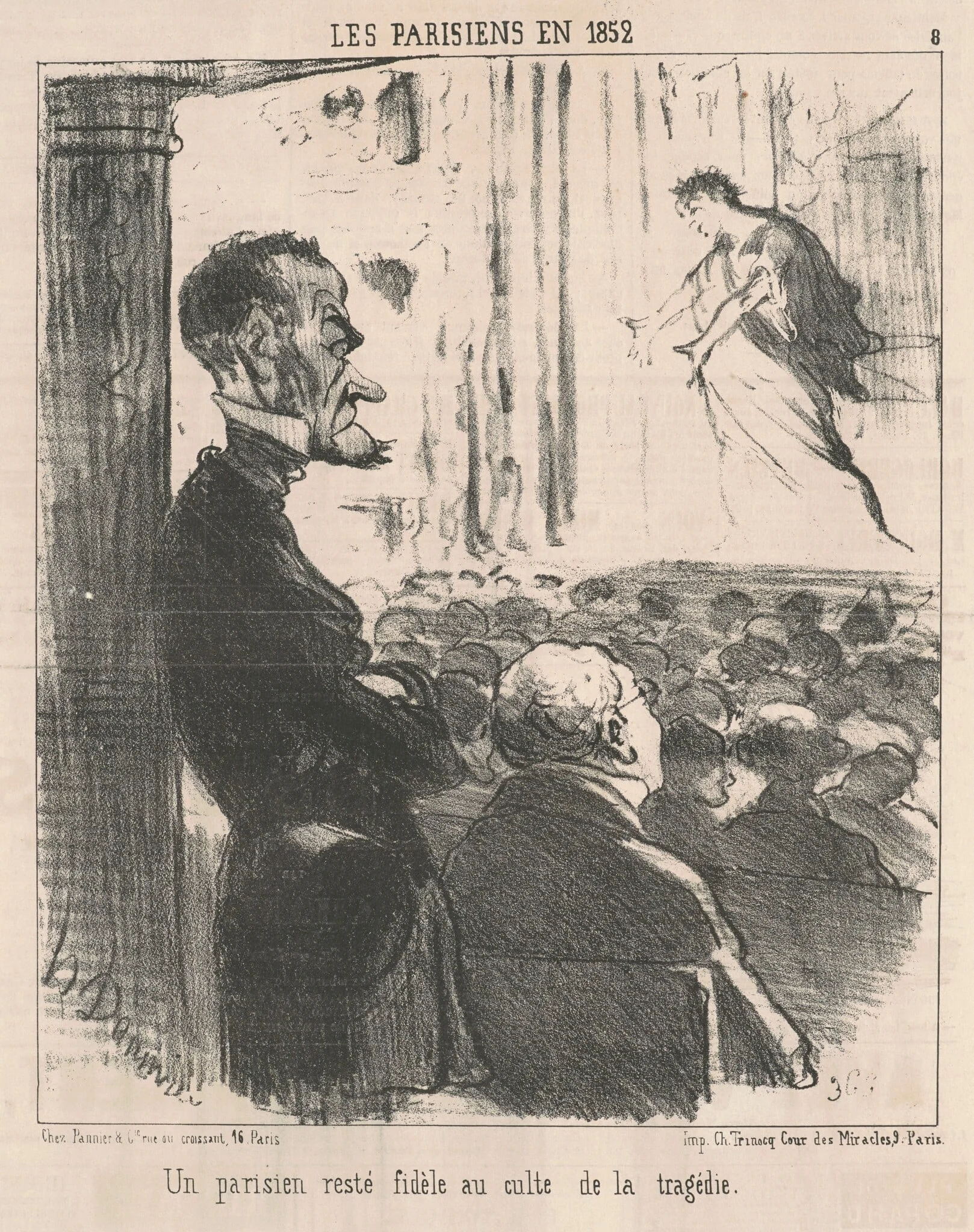 Un parisien resté fidèle ..., detail