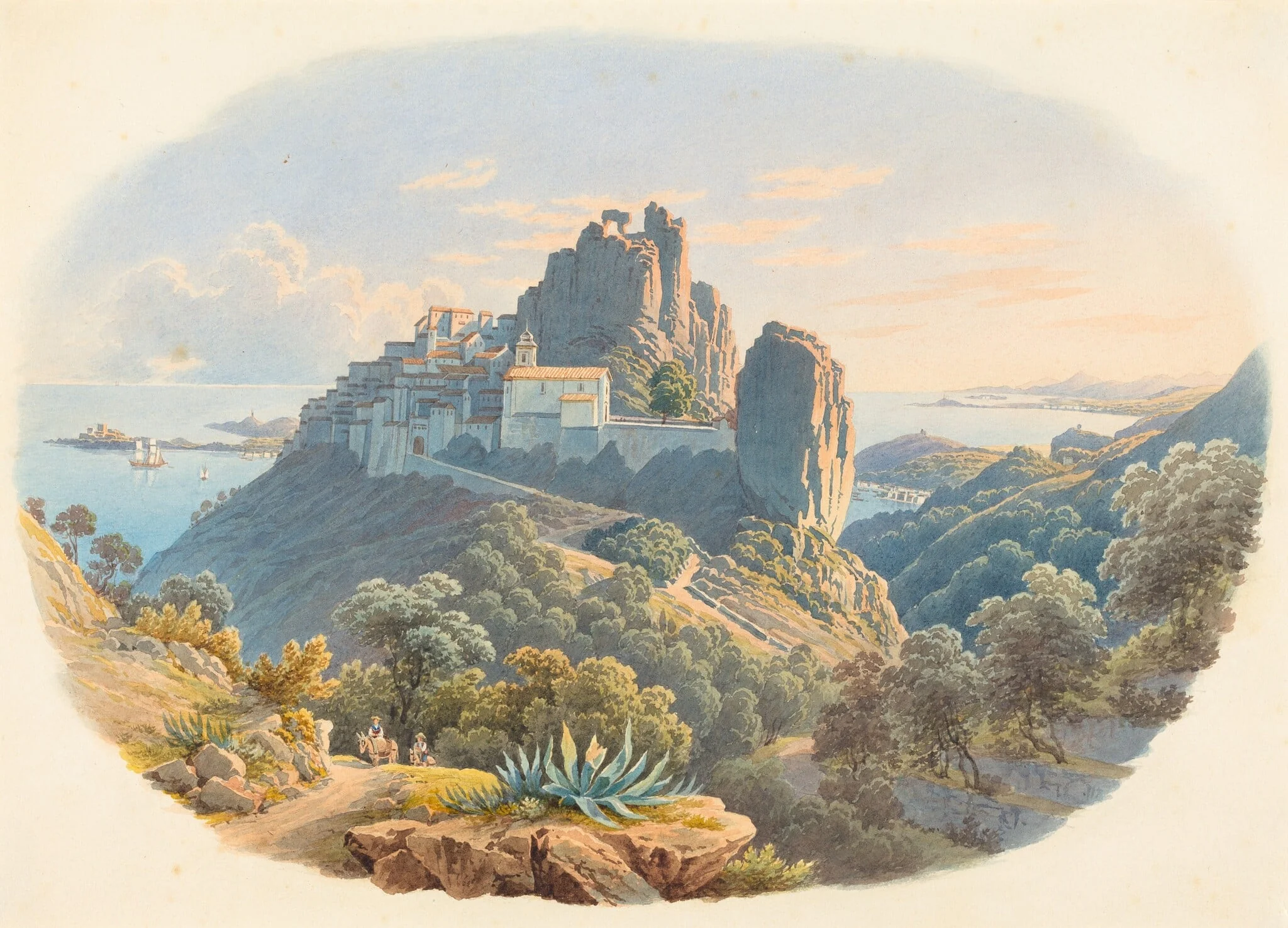 Le Château d'Eze, pres de Nice, detail