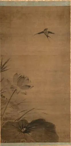 Swallow and Lotus, by Fachang Muqi