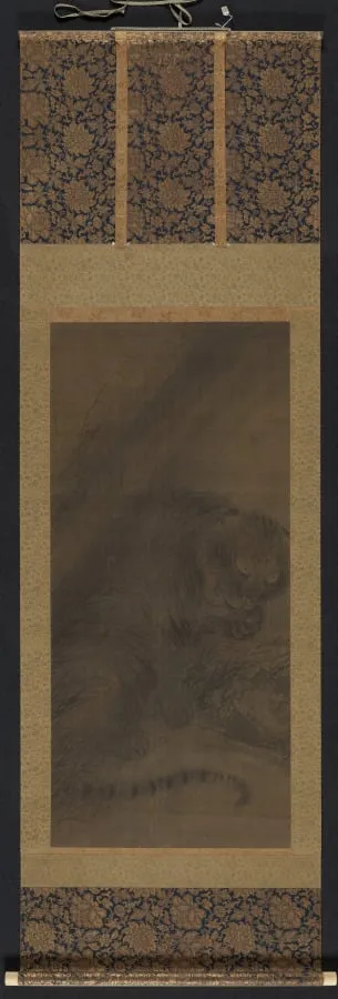 Tiger, by Fachang Muqi, unspecified, 1264