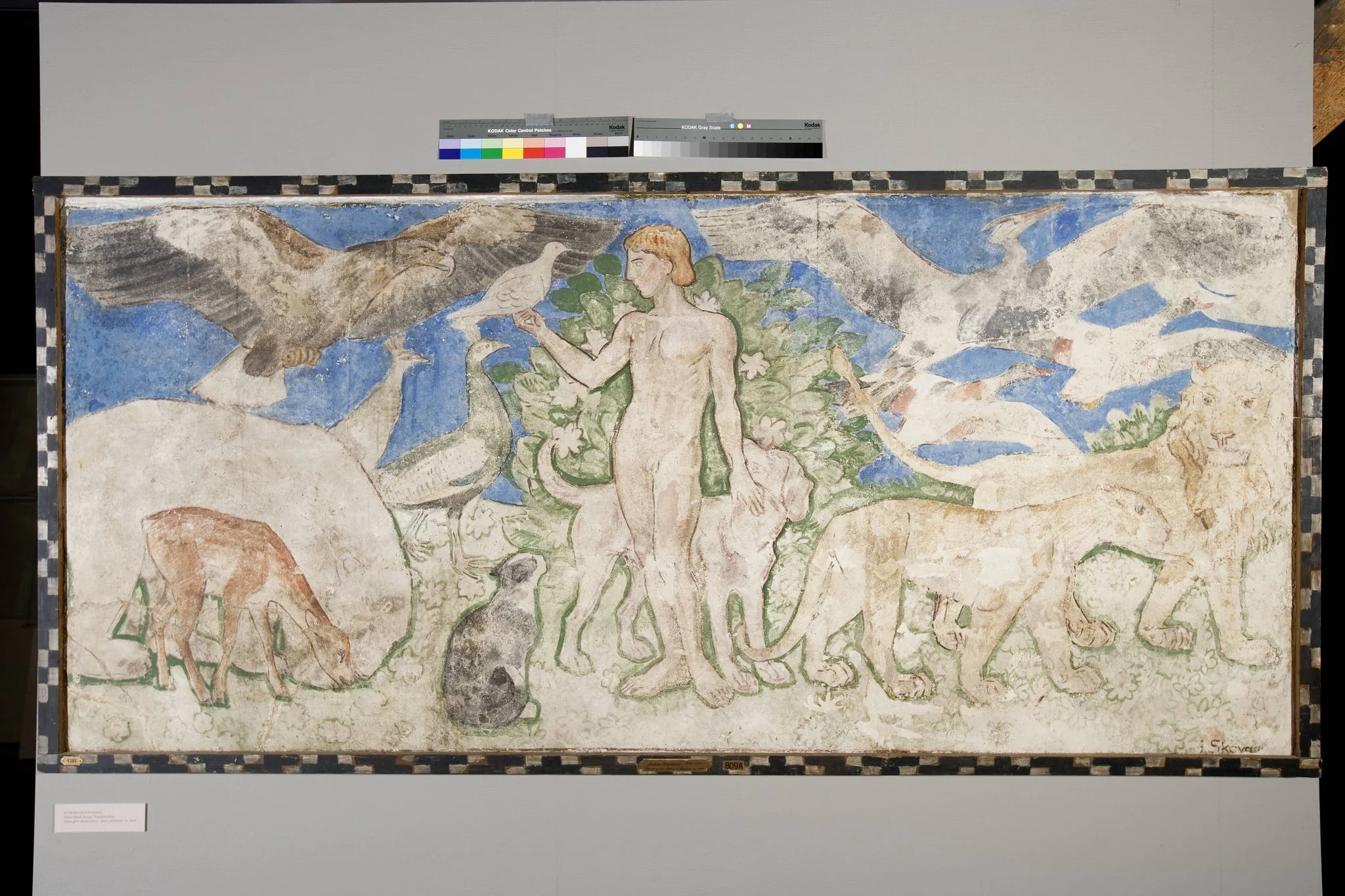 Adam Naming the Animals, detail