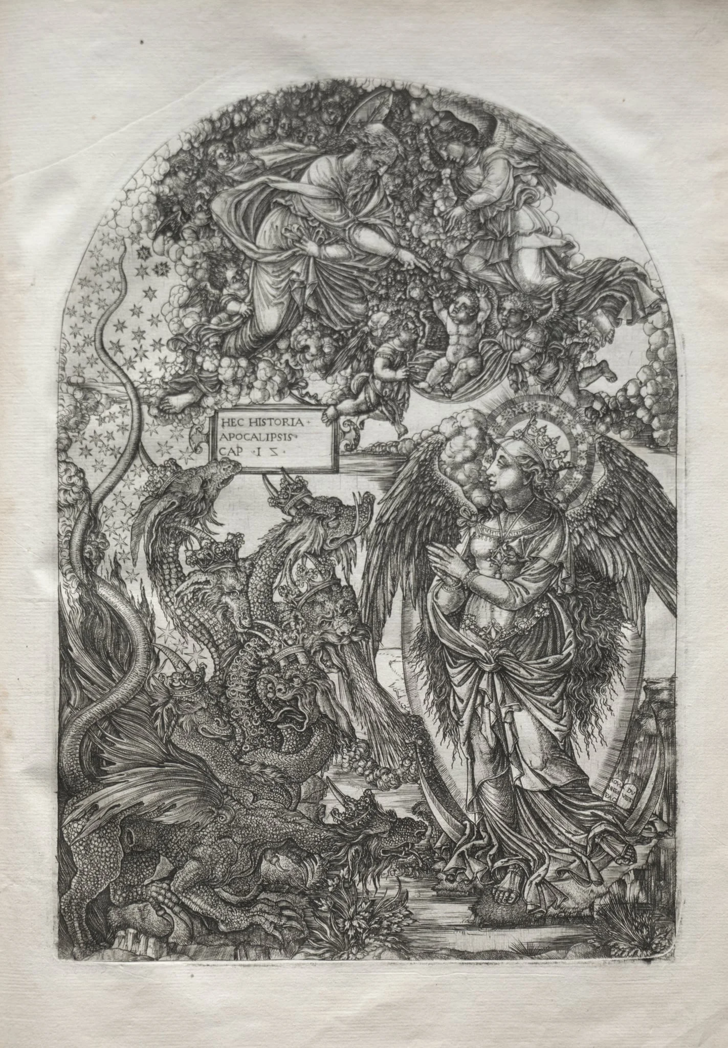 The Apocalypse: St. Michael and the Dragon, detail