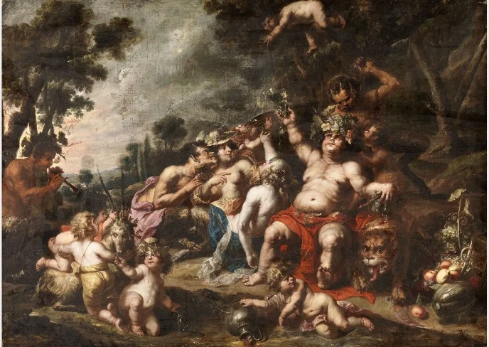 Bacchanal, detail