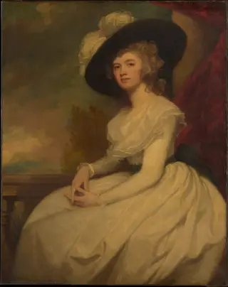 Mrs. Bryan Cooke (Frances Puleston, 1765–1818), by George Romney, oil, 1794