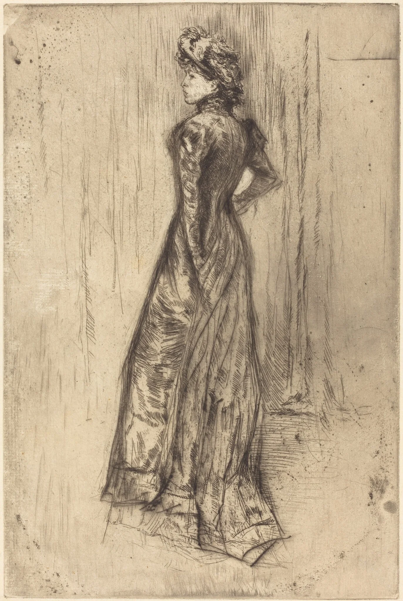 Maud, Standing, detail