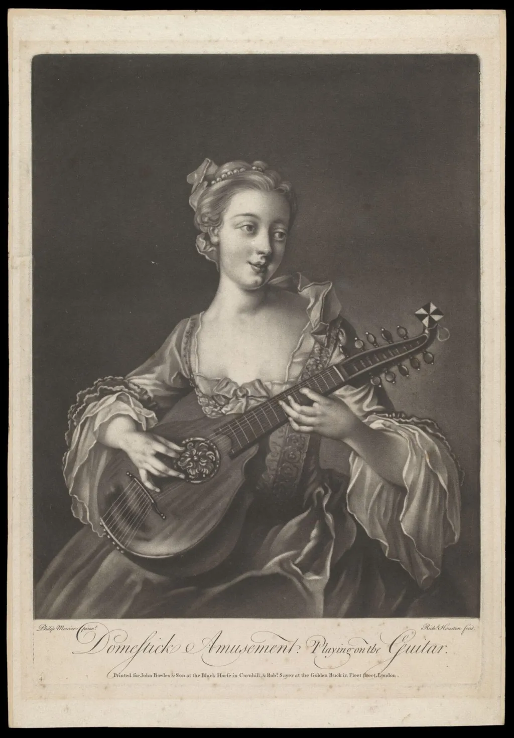 H Beard Print Collection, by Philippe Mercier, 1750