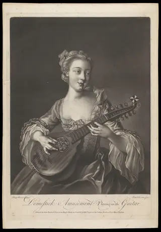 H Beard Print Collection, by Philippe Mercier, 1750