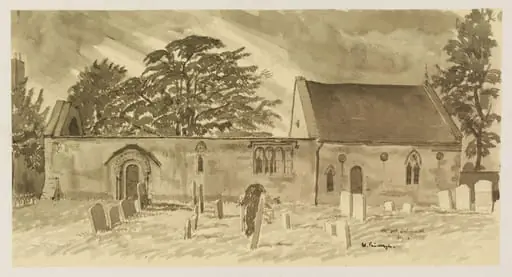 St.George's Church, Hatford, by Fairclough