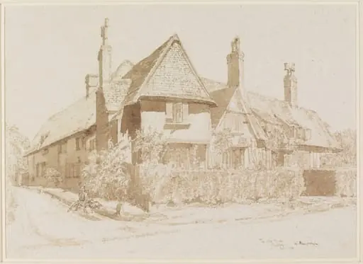 The Old Manor, Childrey, by Fairclough
