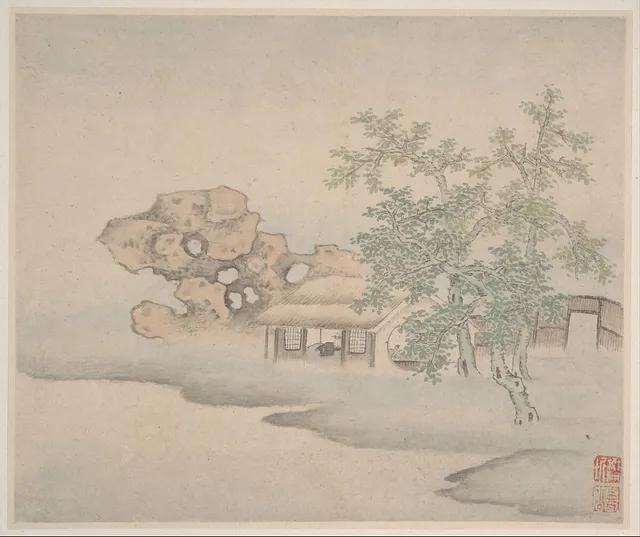 清 樊圻 山水圖 冊 紙本|Landscapes