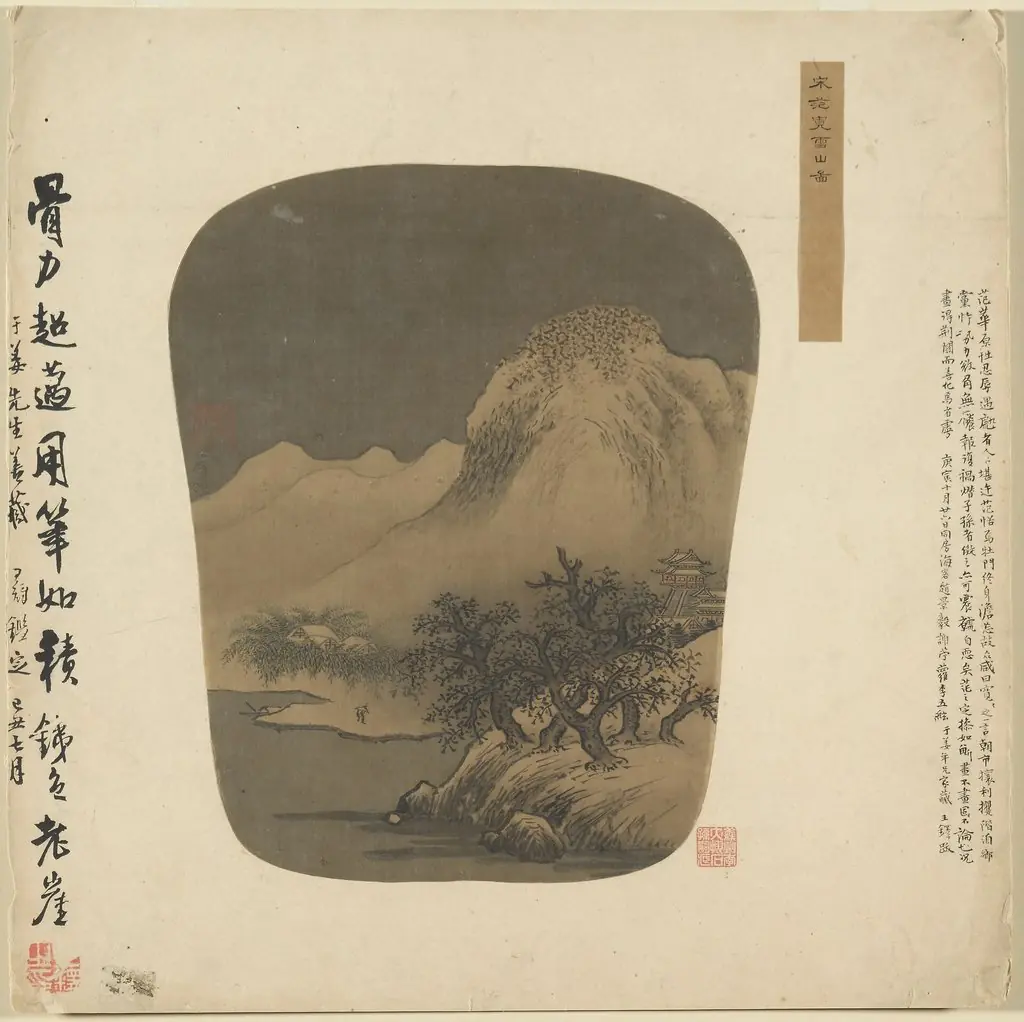 Fan-shaped Album Painting, 1506