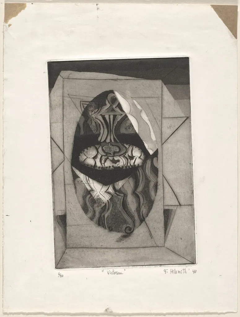 Untitled, by Fannie Hillsmith, ink, 1948